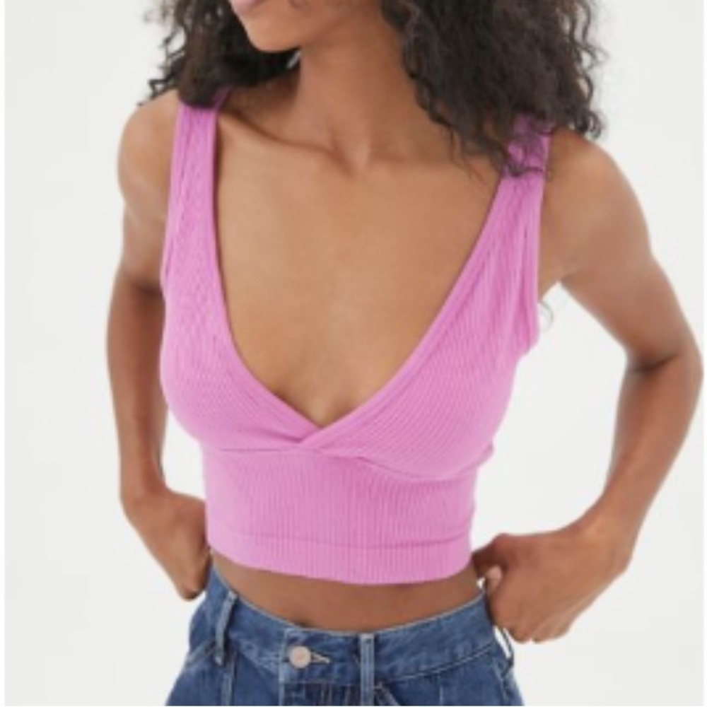 Out From Under Drew Seamless Surplice Bra Top